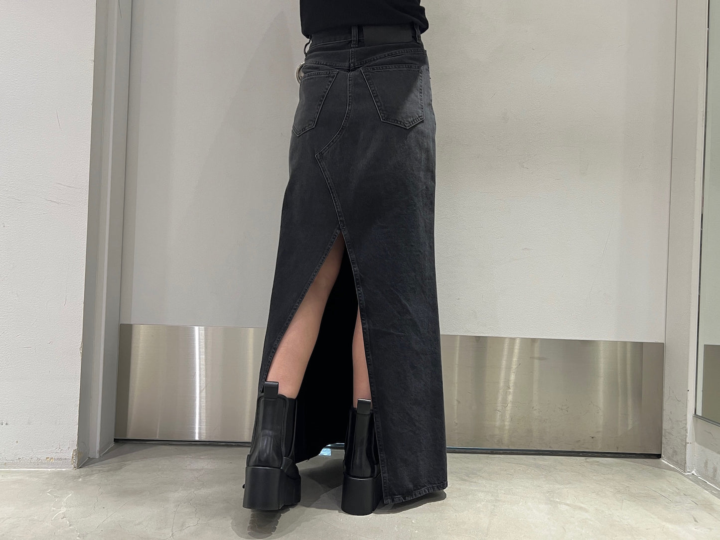 ペイントデニムスカート【25AW】