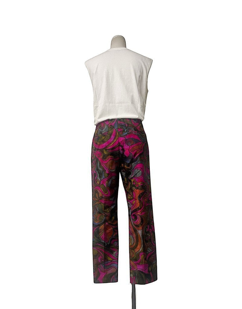 DRIES VAN NOTEN/PAOLA柄ワイドパンツ