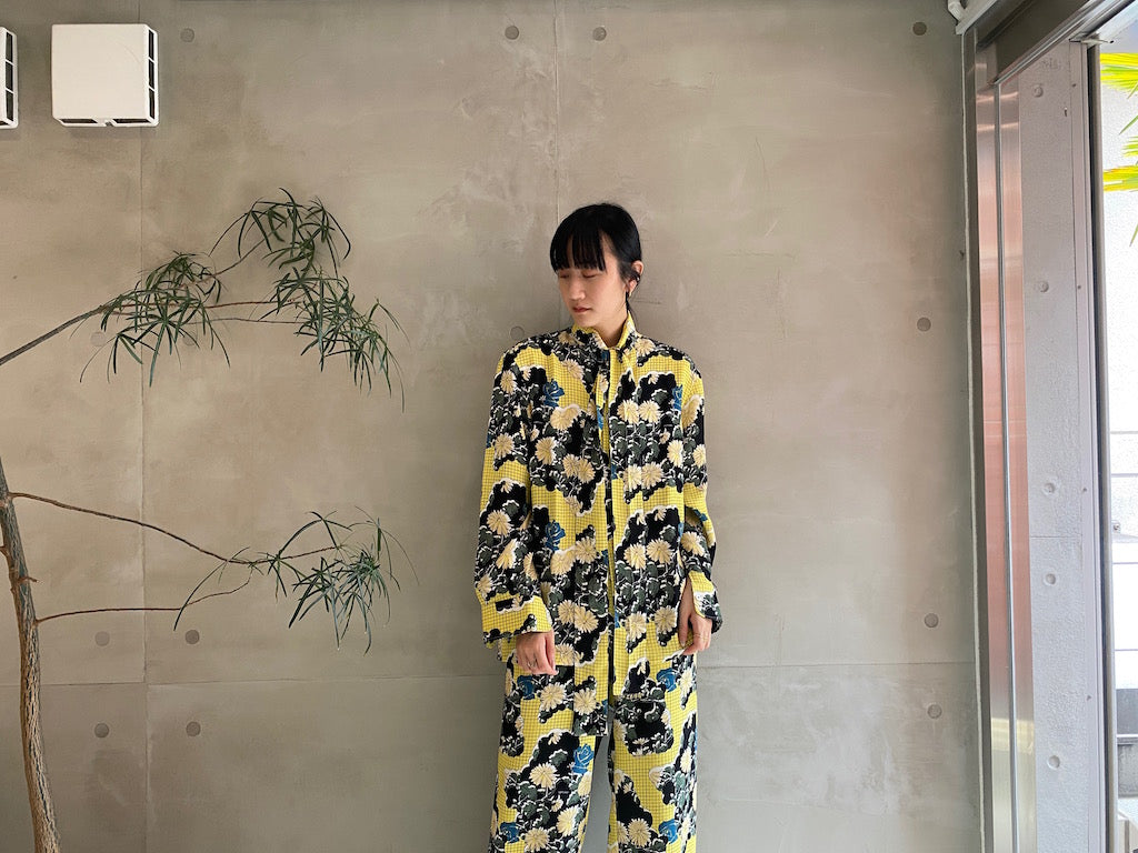 KIMONO SHIRTS SILK PRINT【24AW】