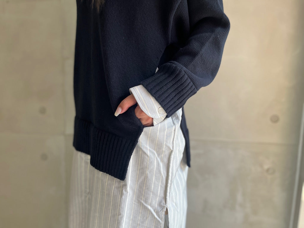 KNIT AND FABRIC DRESS【25AW】