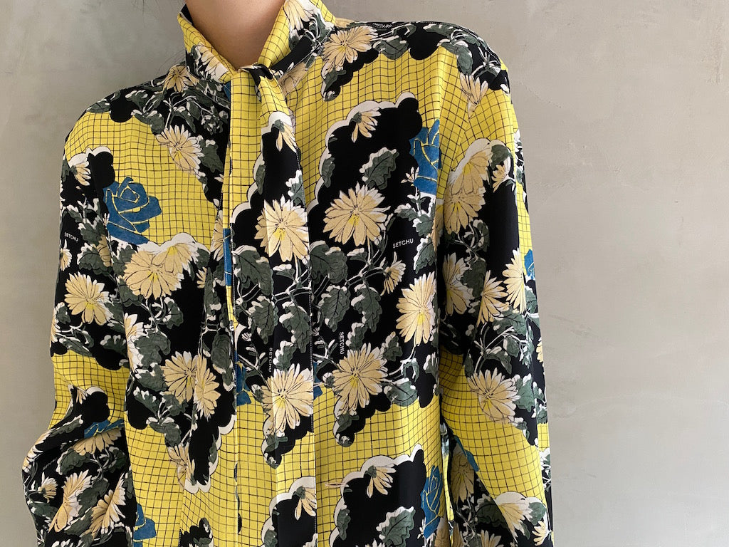 KIMONO SHIRTS SILK PRINT【24AW】