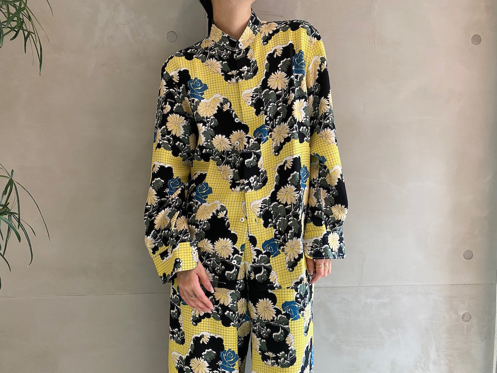 KIMONO SHIRTS SILK PRINT【24AW】