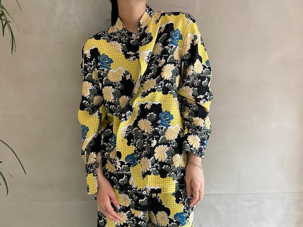 KIMONO SHIRTS SILK PRINT【24AW】