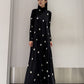 ハイネックロングワンピース
