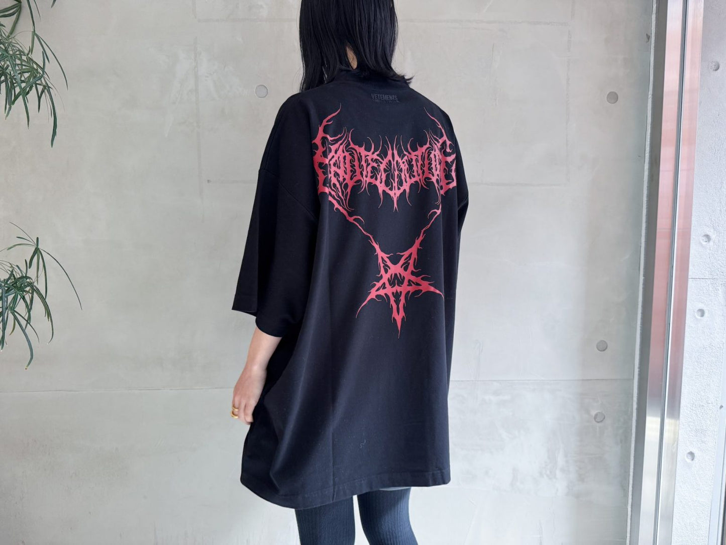 DEATH METAL OVERSIZED T-SHIRT【25SS】