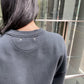GOLDEN CROPPED CREWNECK SWEATSHIRT【25SS】