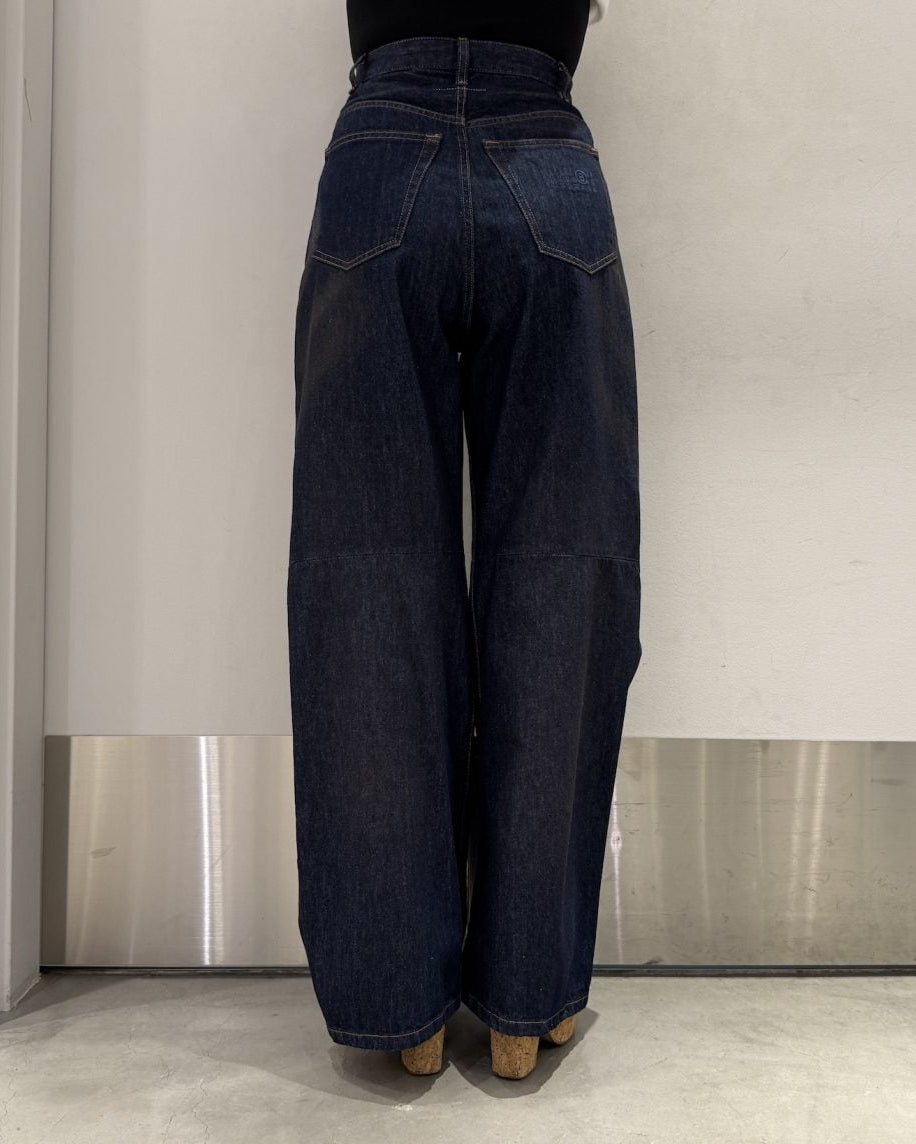 ワイドレッグデニムパンツ