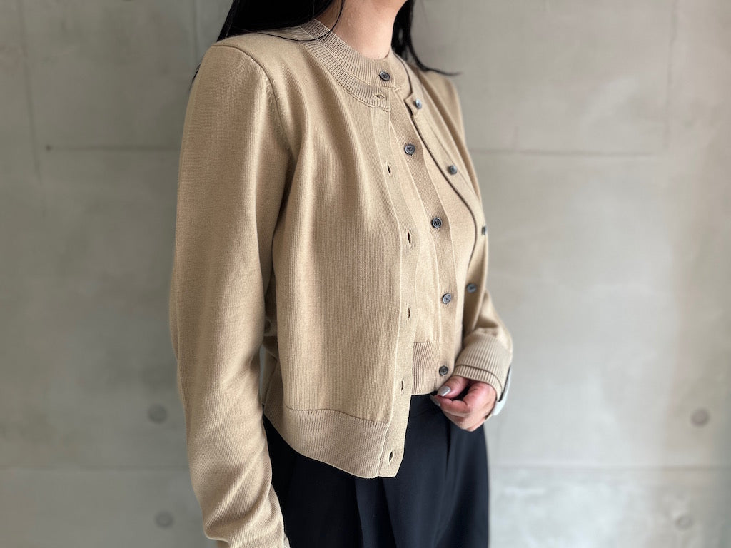 LAYERED CARDIGAN【25AW】