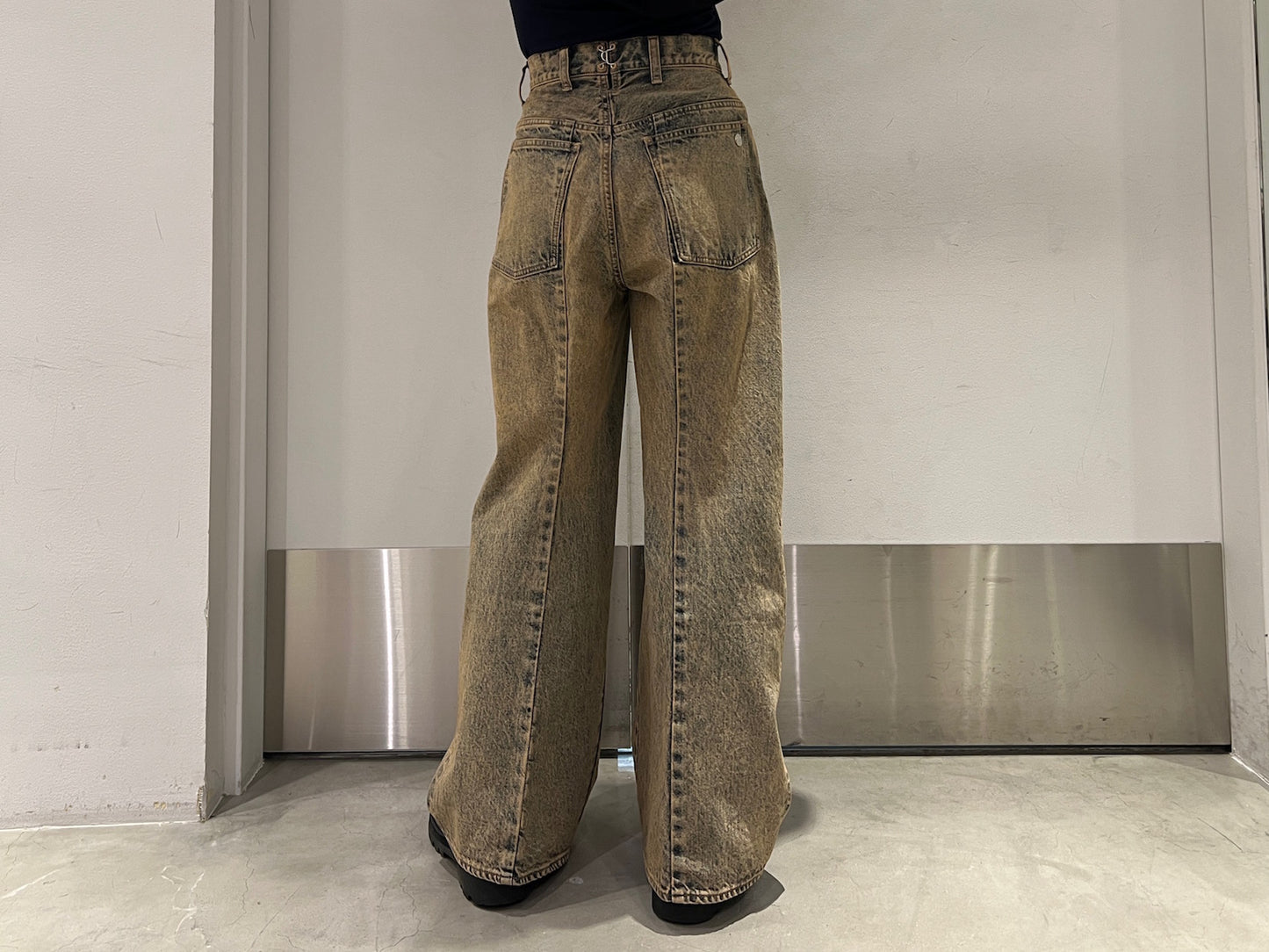 ワイドデニムパンツ