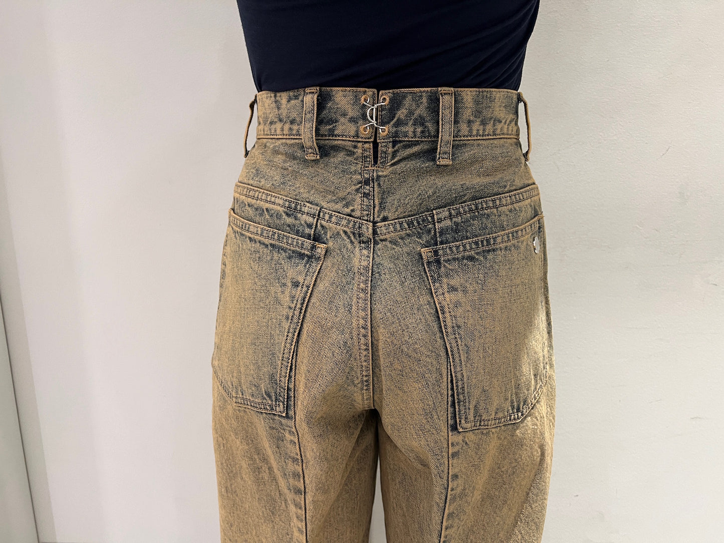 ワイドデニムパンツ