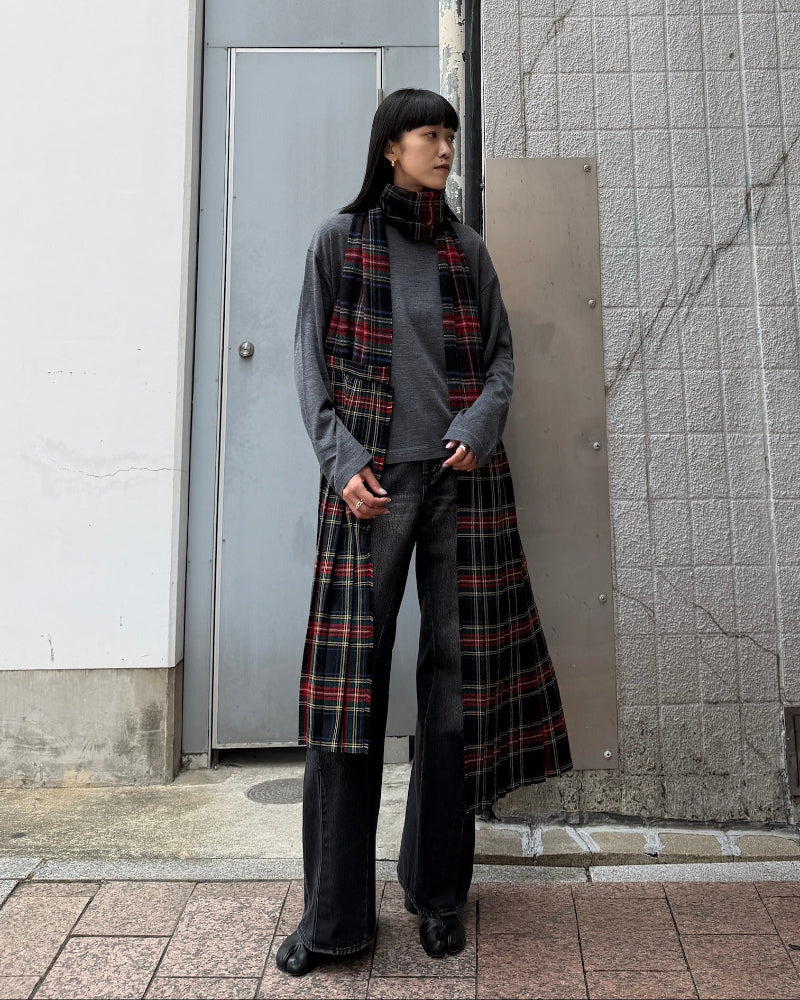 DOUBLE KILT SCARF