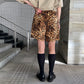 BRUSHED LEOPARD SHORT PANTS【25SS】