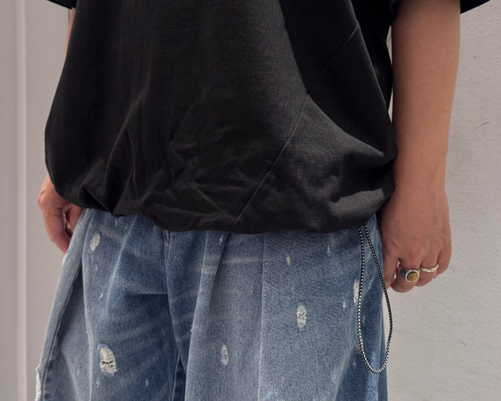 TWIST DRAW CORD T-SHIRT