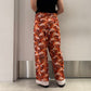 フラミンゴ柄タックワイドパンツ【25SS】