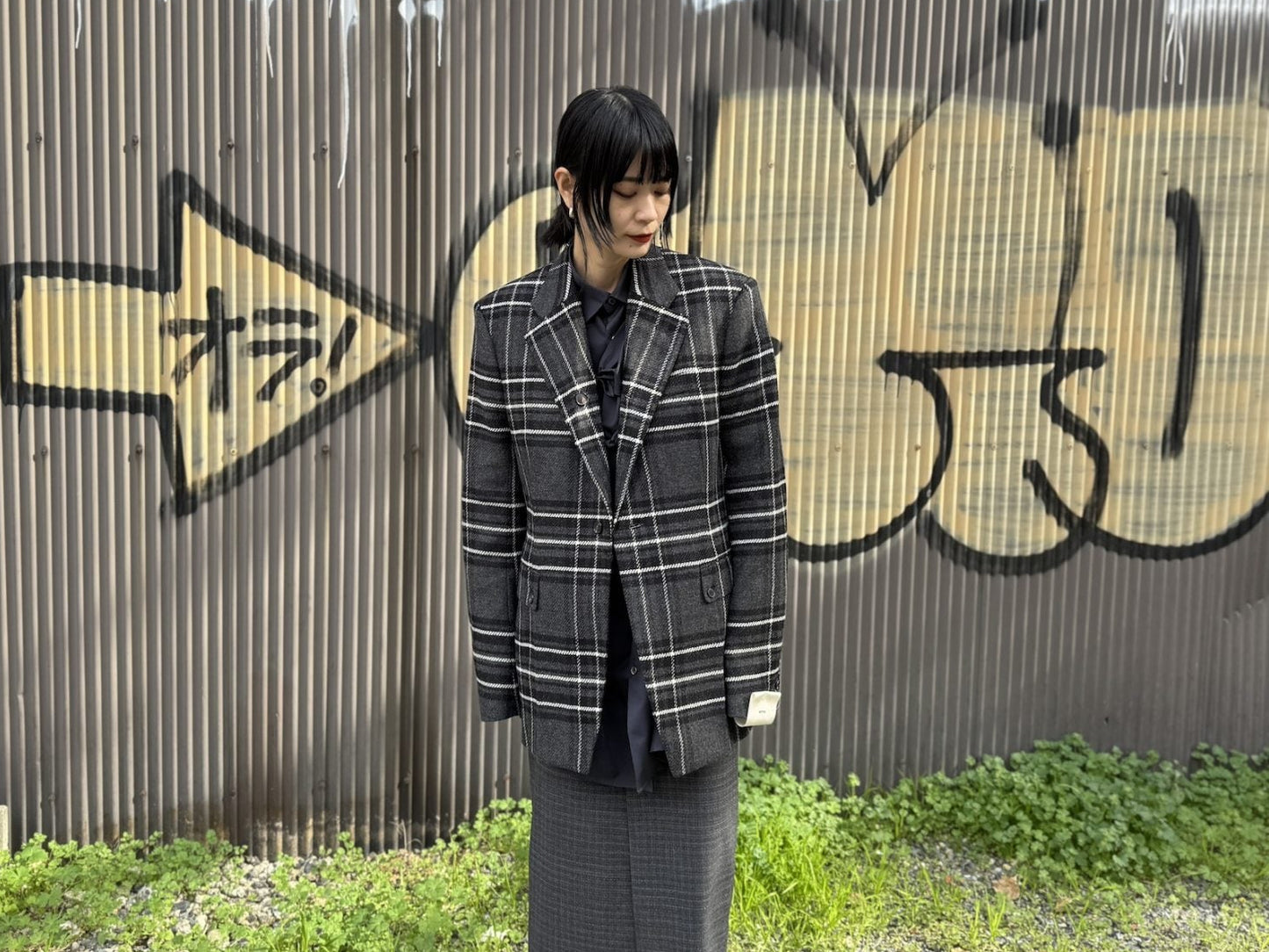 TRAVEL JACKET CANVAS TWEED TARTAN（UNISEX）