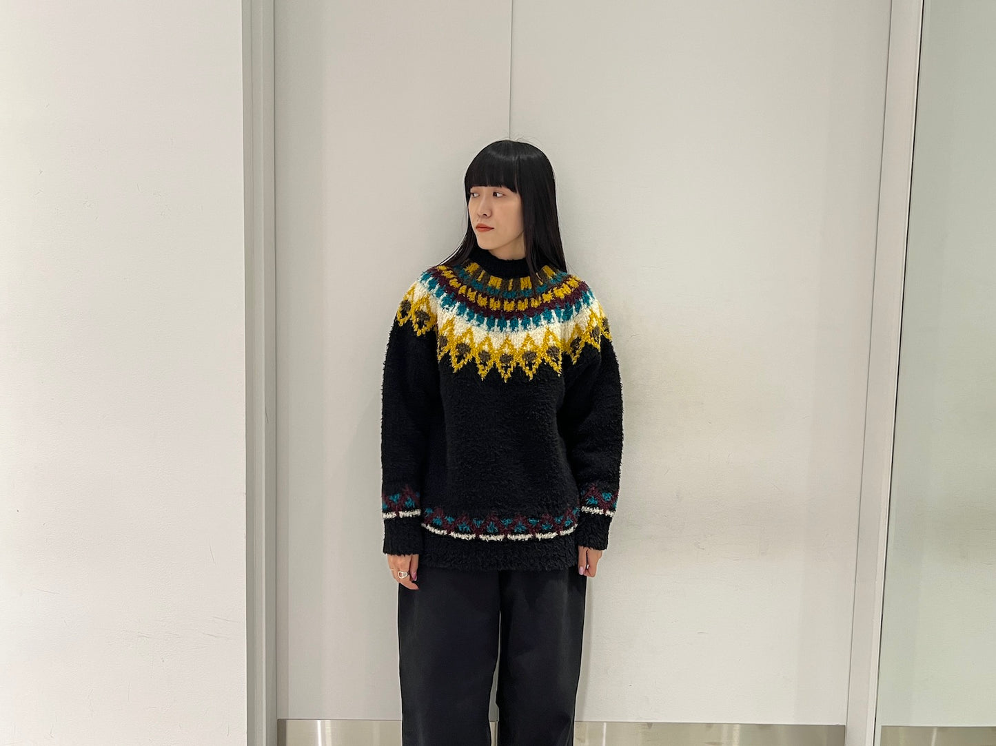 モックネックニット（MEN)【24AW】