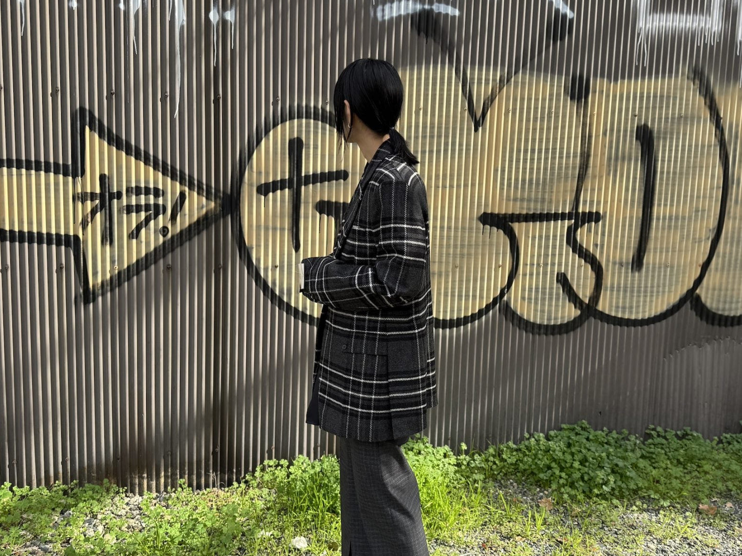 TRAVEL JACKET CANVAS TWEED TARTAN（UNISEX）