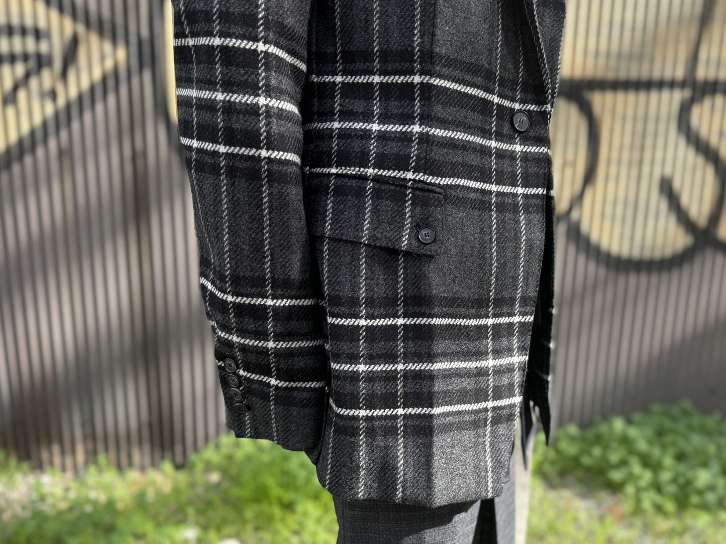 TRAVEL JACKET CANVAS TWEED TARTAN（UNISEX）
