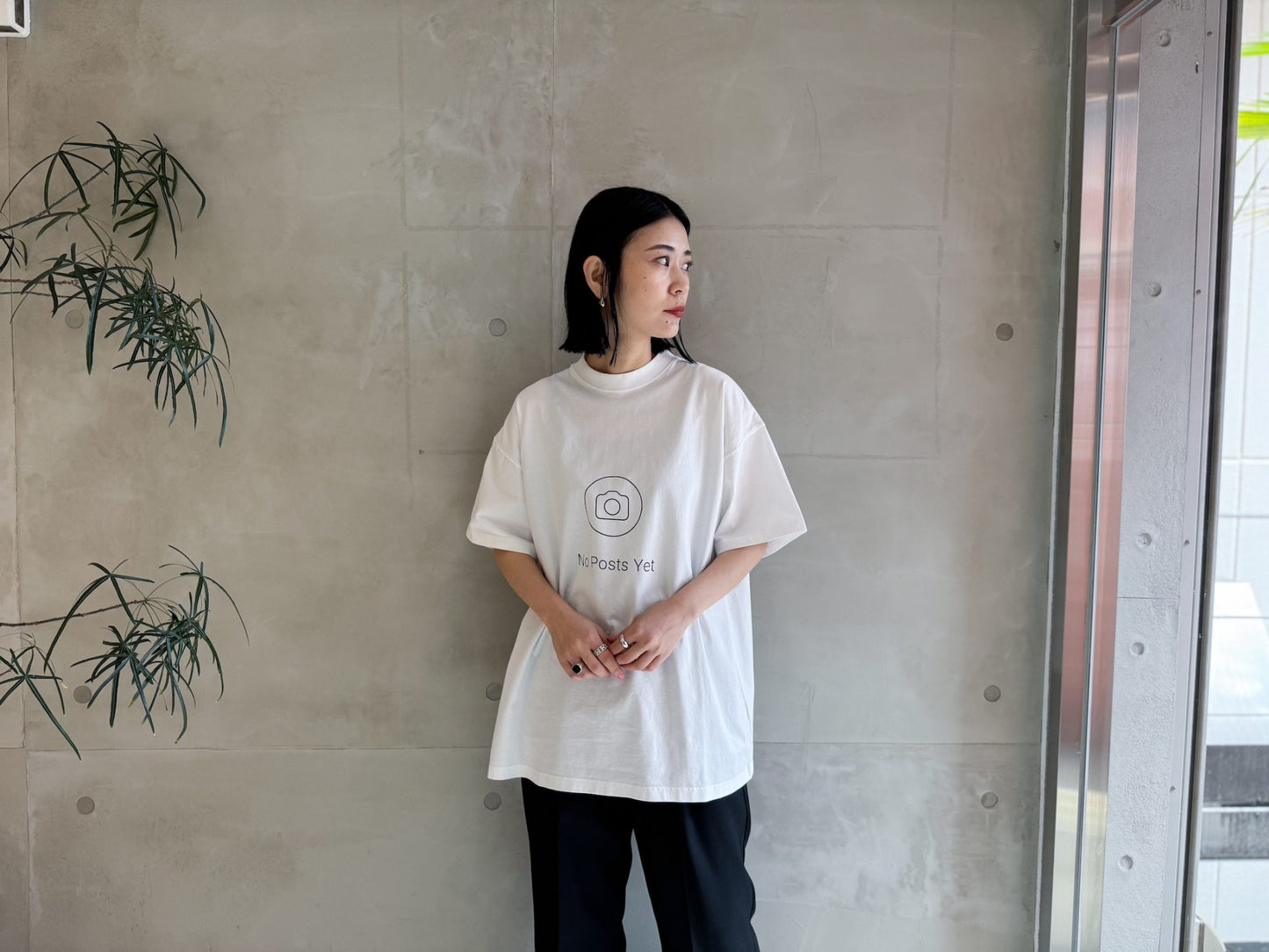 NO POSTS REGULAR T-SHIRT【25SS】