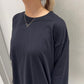 oversized t-shirt  c-neck long sleeves