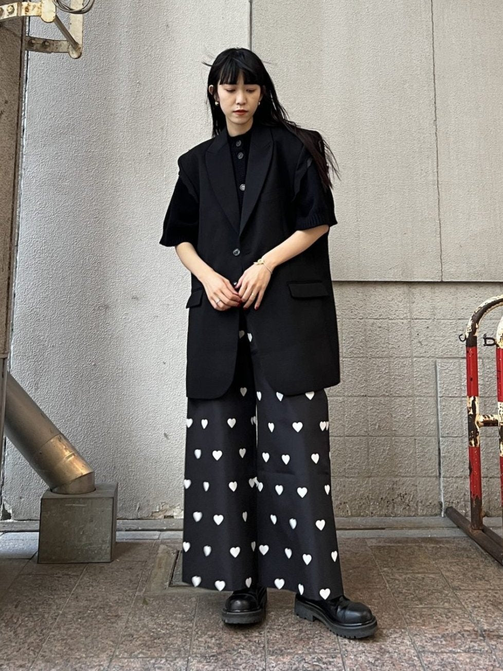 Heart Pattern Pants【24AW】