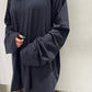 oversized t-shirt  c-neck long sleeves