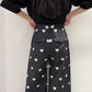 Heart Pattern Pants【24AW】