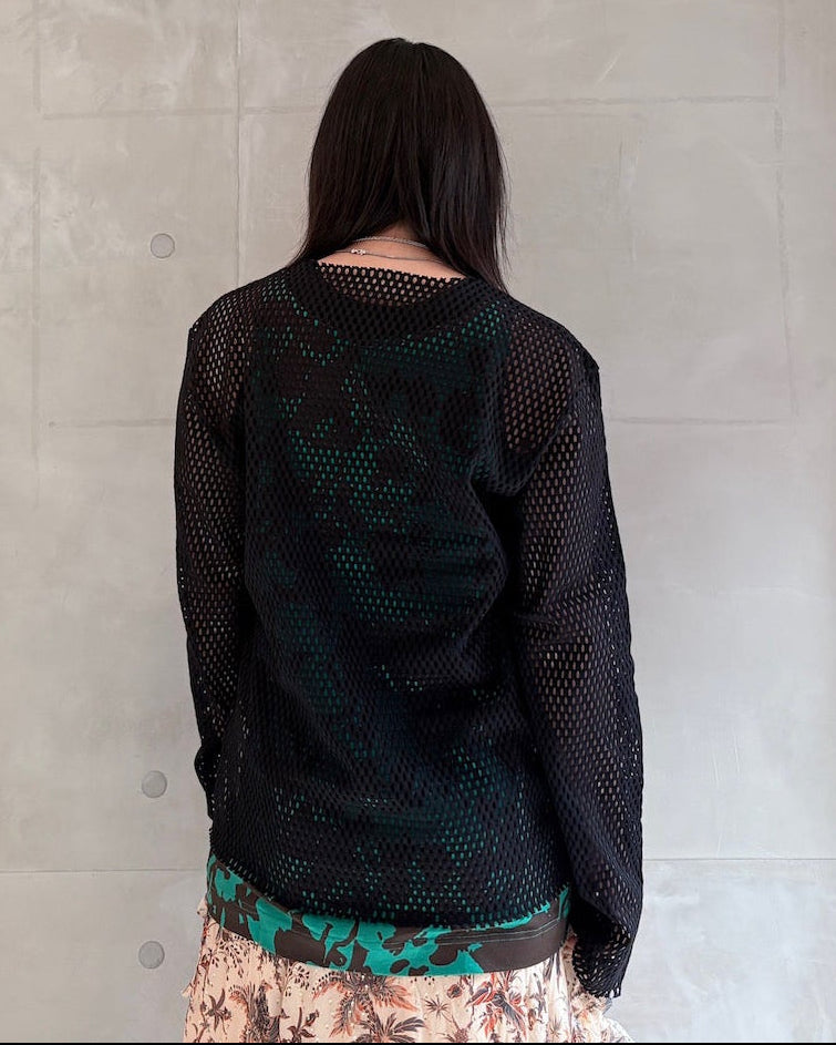 COTTON MESH PULLOVER｜JOHN LAWRENCE SULLIVAN（ジョン・ローレンス