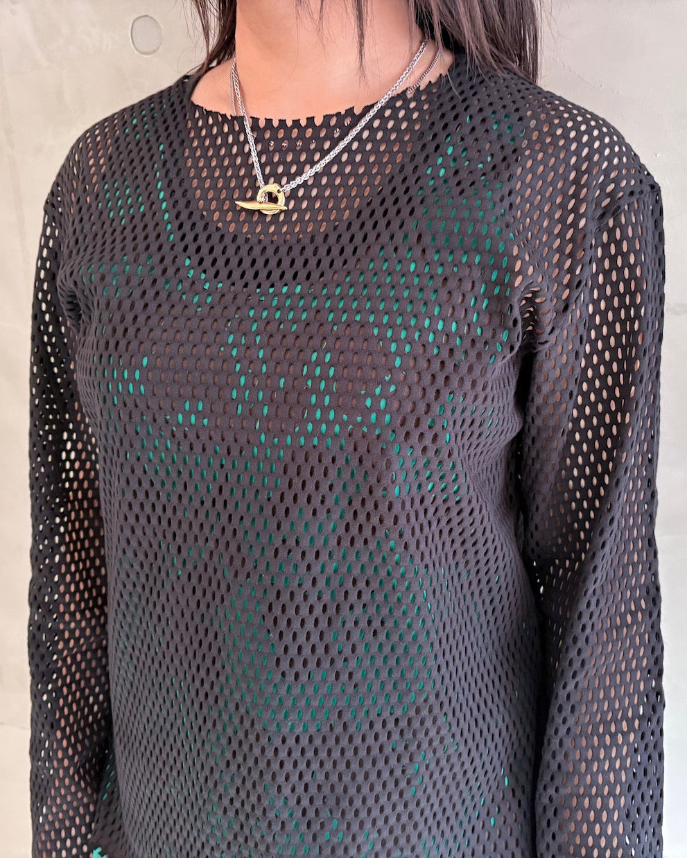 トップス archive JOHN LAWRENCE SULLIVAN mesh knit COTTON MESH PULLOVER｜JOHN LAWRENCE SULLIVAN（ジョン・ローレンス
