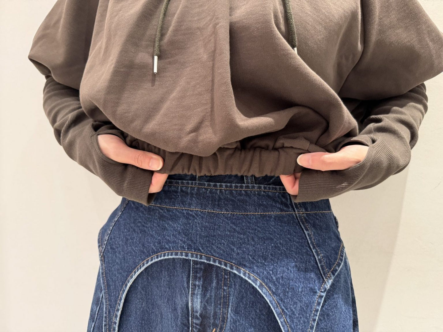 ガーター付デニムパンツ【25AW】