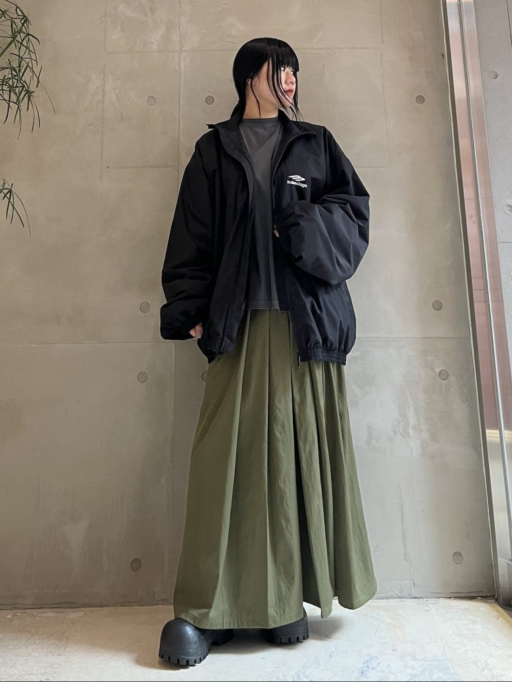 タックロングスカート