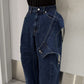 ガーター付デニムパンツ【25AW】