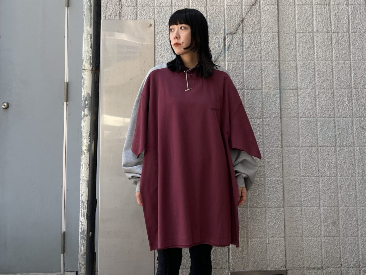 MERGED T-SHIRT SWEATSHIRT