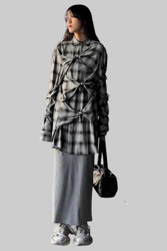 Imitation Ribbon Shirt