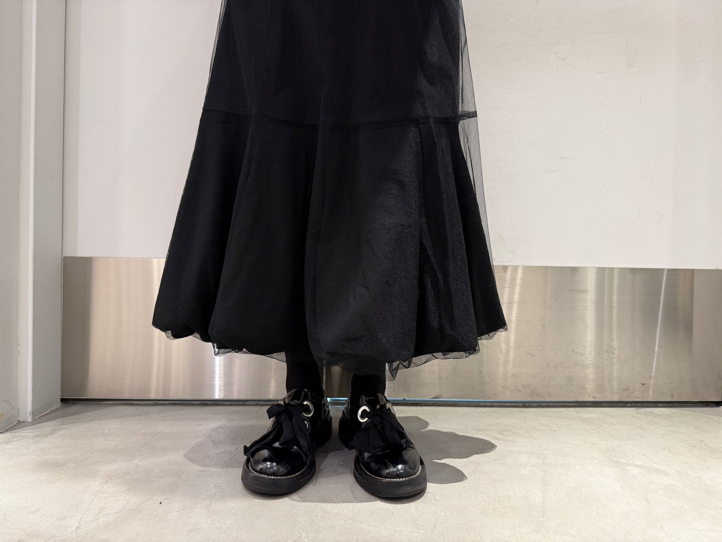 チュールバルーンスカート