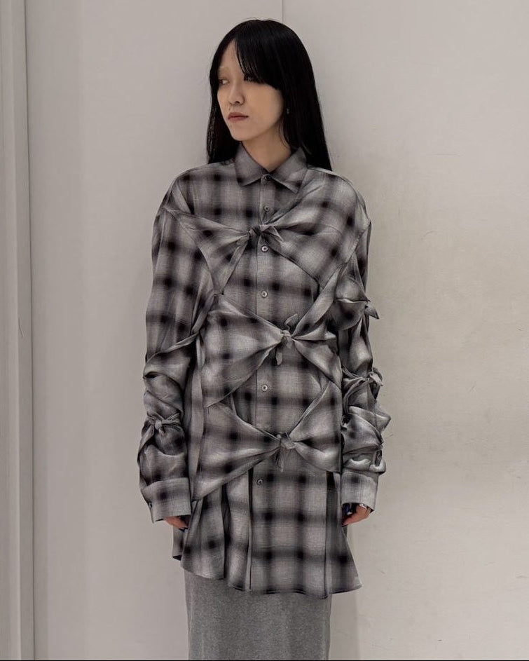 Imitation Ribbon Shirt