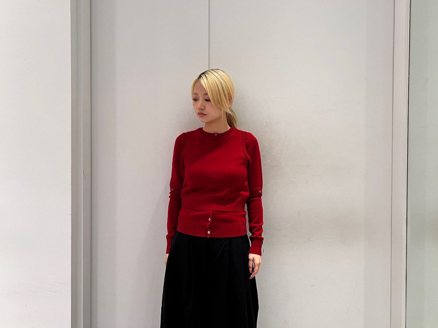 DETACHABLE SLEEVE CARDIGAN SET【25AW】