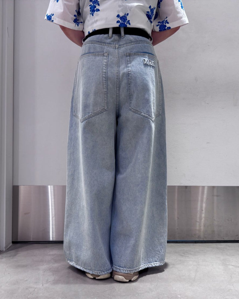 BELTED BAGGY DENIM（UNISEX）