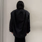 Cocoon-Shaped Nylon Jacket