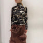 総柄ハイネックトップス【25AW】