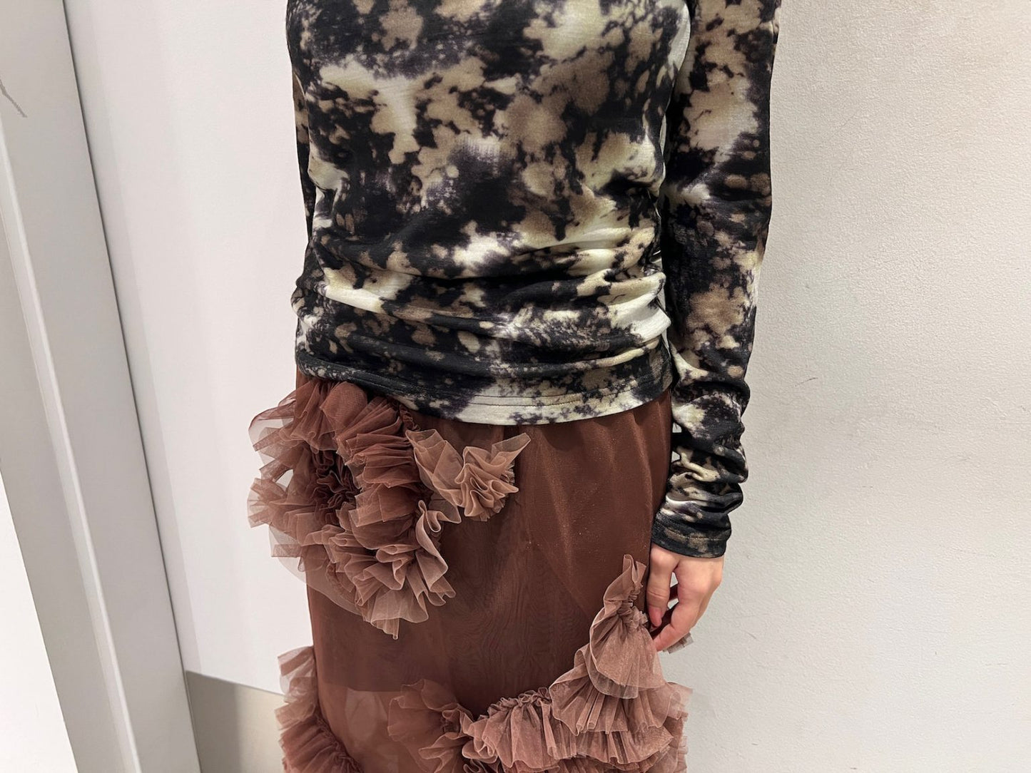 総柄ハイネックトップス【25AW】