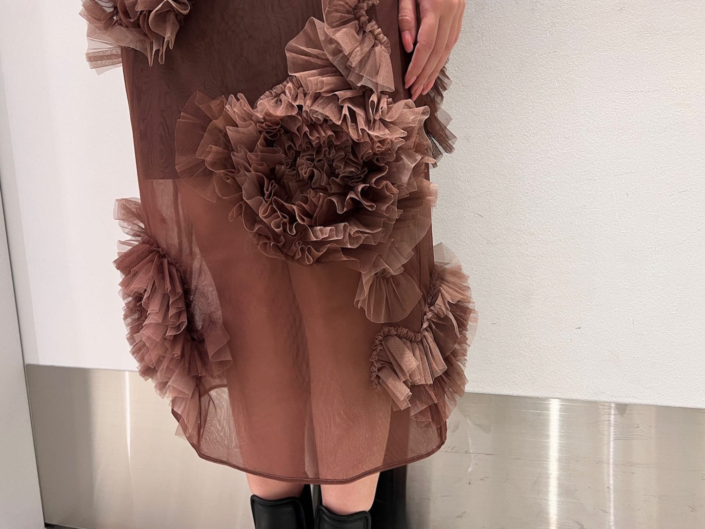 Flower Tulle Skirt【25AW】