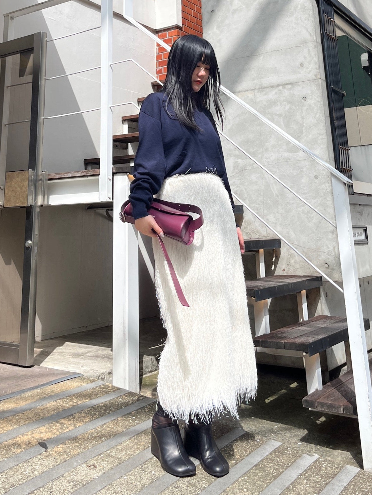 high neck pullover long sleeves knit【25AW】