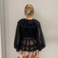 Dentelle Tape Tulle Blouse