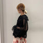 Dentelle Tape Tulle Blouse
