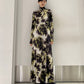 総柄ハイネックワンピース【25AW】