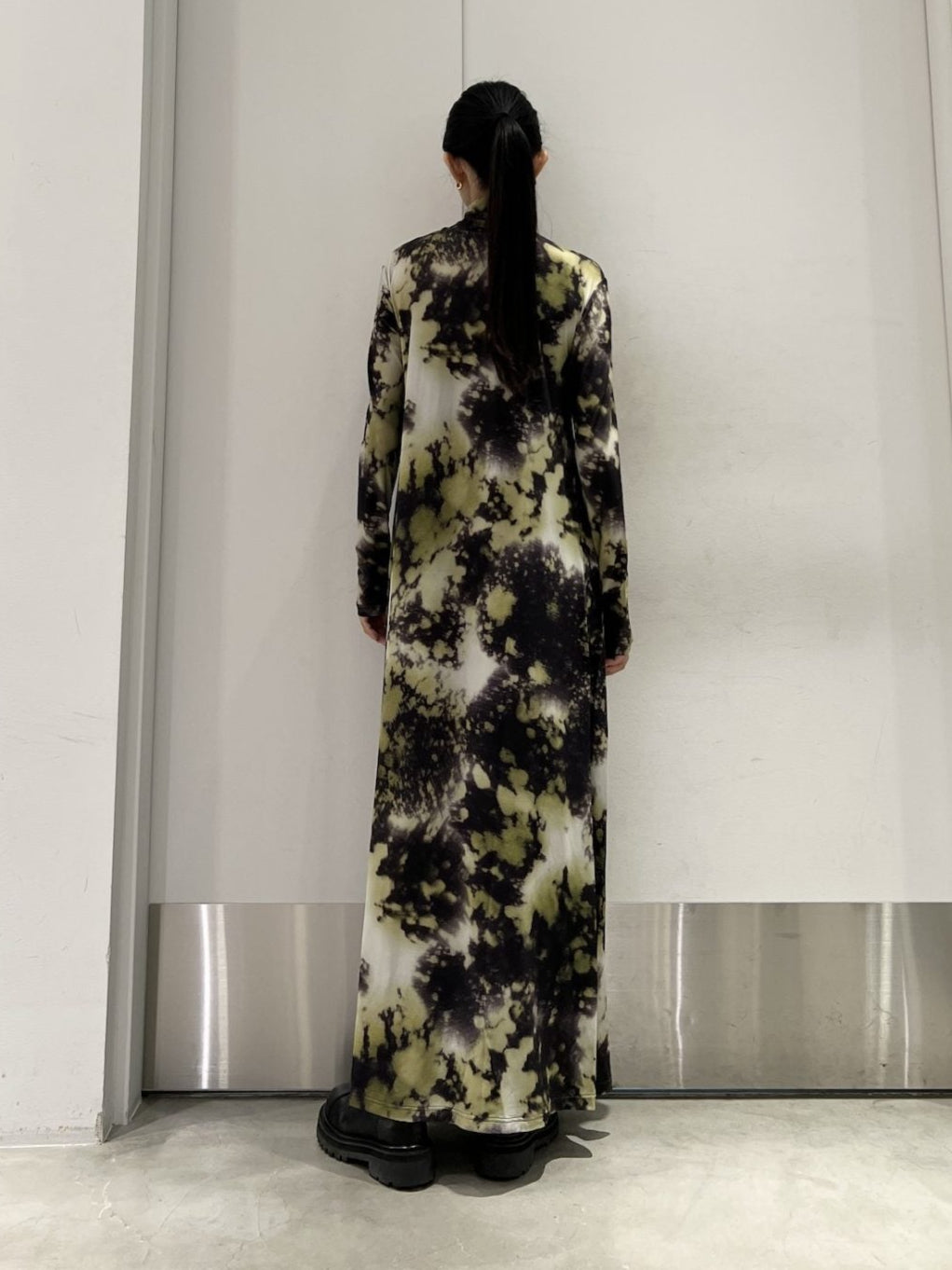 総柄ハイネックワンピース【25AW】