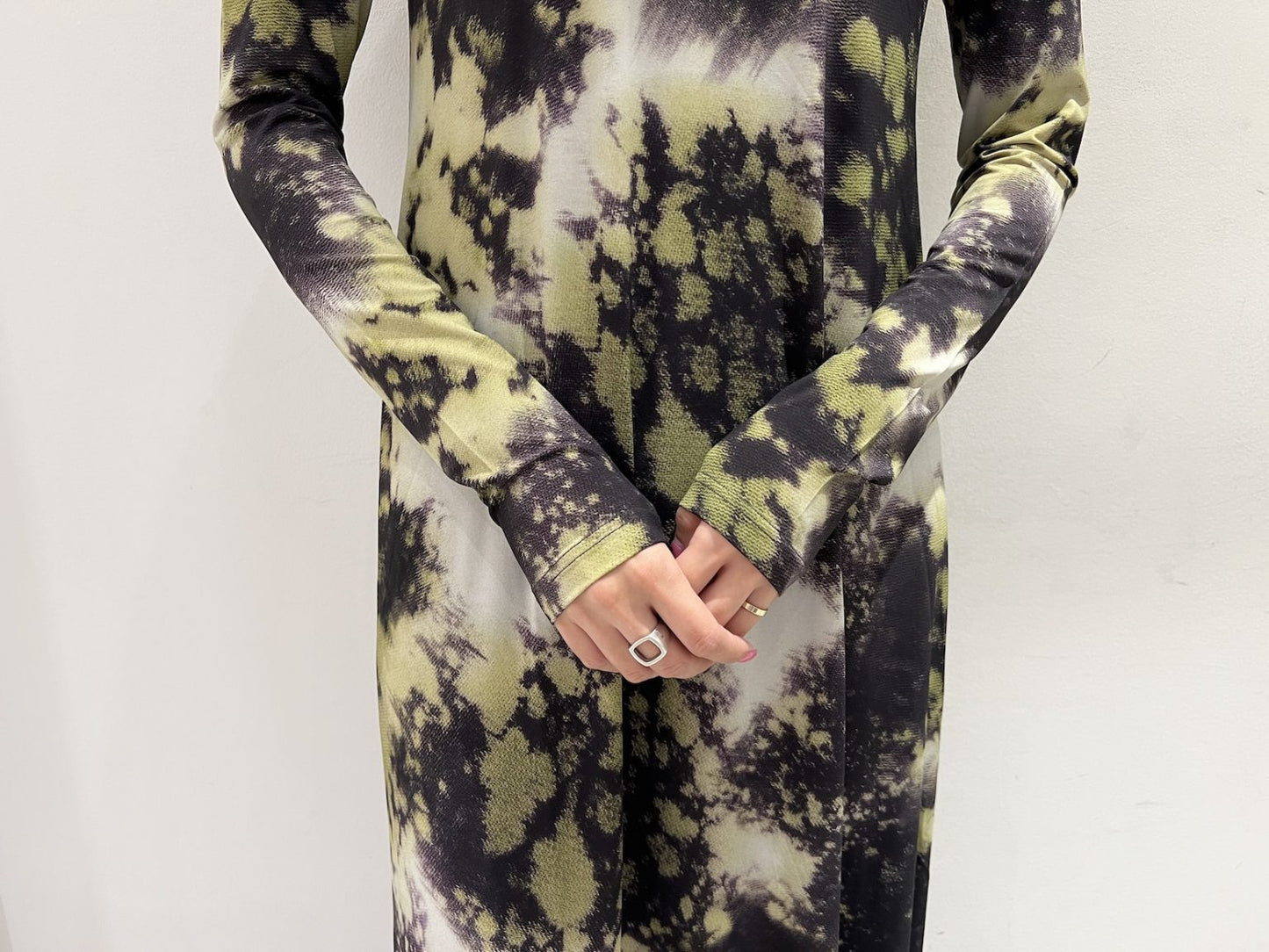 総柄ハイネックワンピース【25AW】