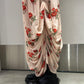 Printed Drapé Skirt