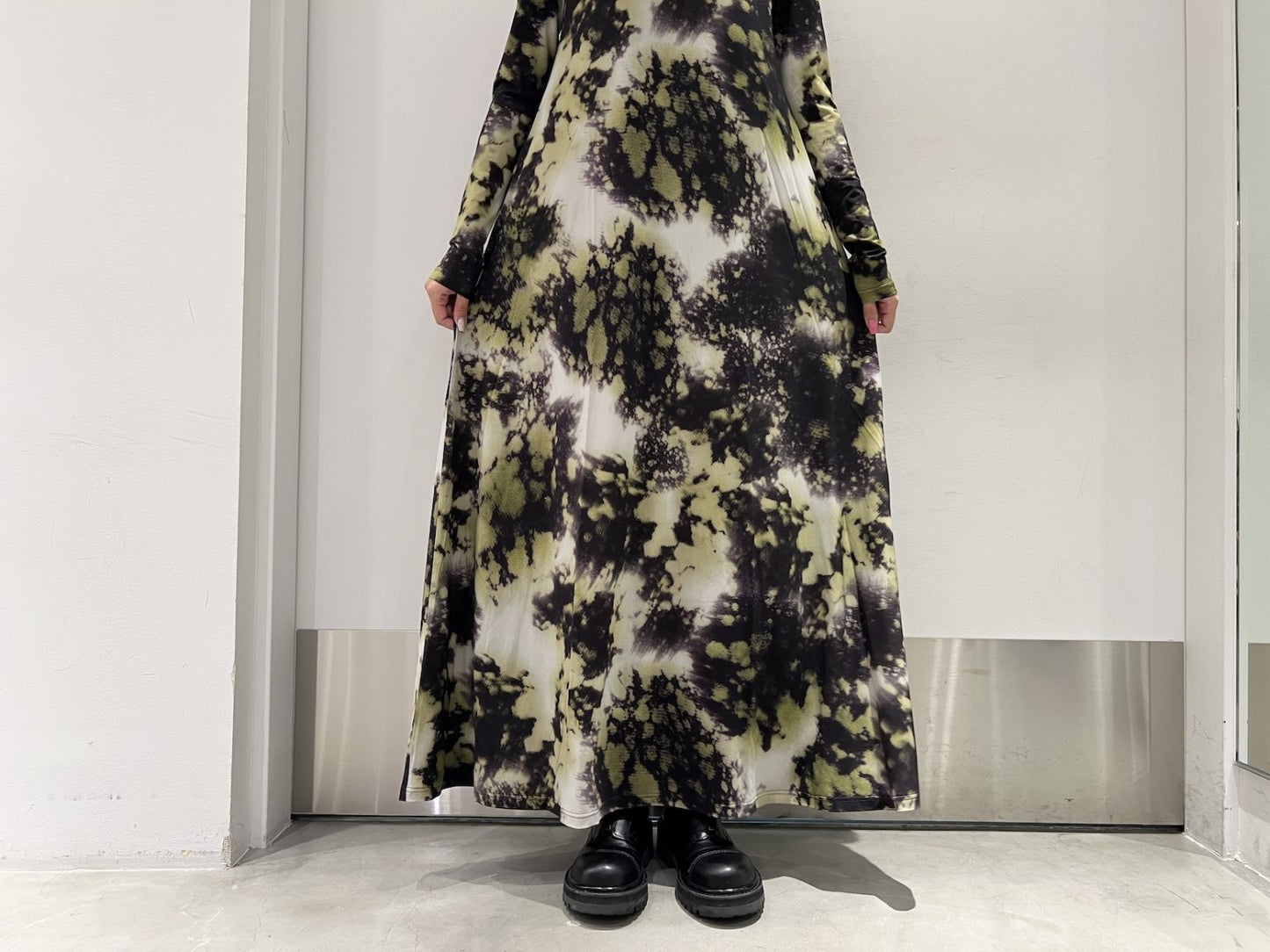 総柄ハイネックワンピース【25AW】